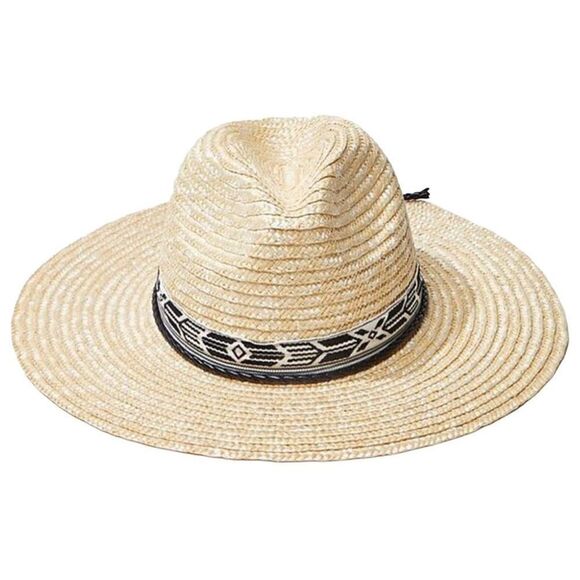 Geo-Trim Straw Panama Hat - Picture 2 of 10